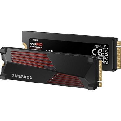 SSD накопичувач Samsung 990 PRO with Heatsink 4 TB (MZ-V9P4T0GW)