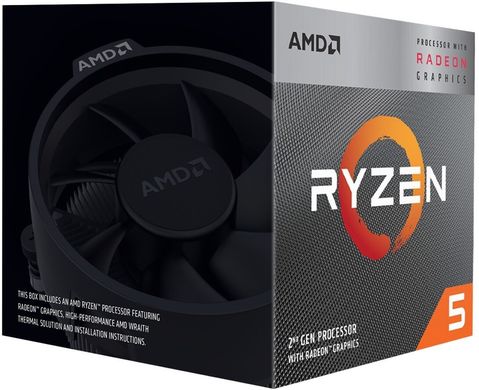 Процесор AMD Ryzen 5 3400G (YD3400C5FHBOX) б/в