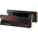 SSD накопичувач Samsung 990 PRO with Heatsink 4 TB (MZ-V9P4T0GW)