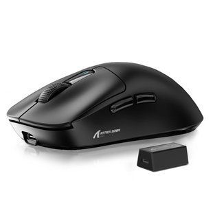 Миша бездротова ATTACK SHARK X3 PRO Black 8K PAW3395, 26000